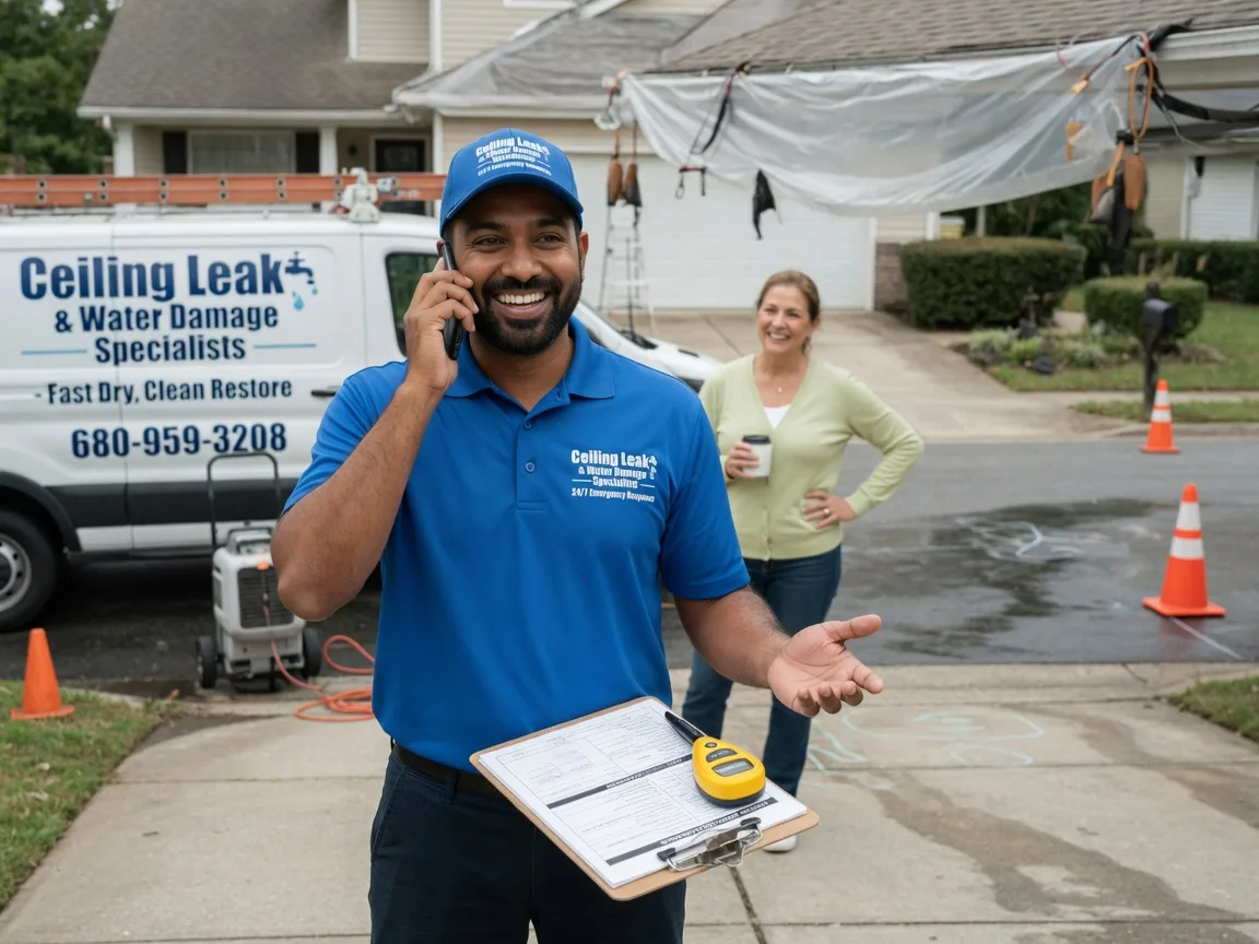 Ceiling Leak Cleanup West Barnstable, MA FAQs